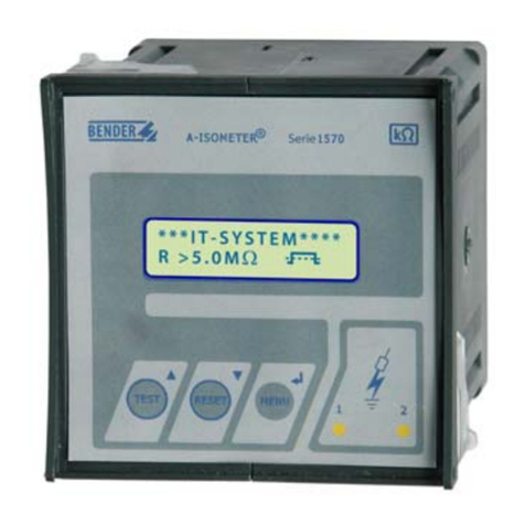 Bender A-ISOMETER IR1570 Series User manual
