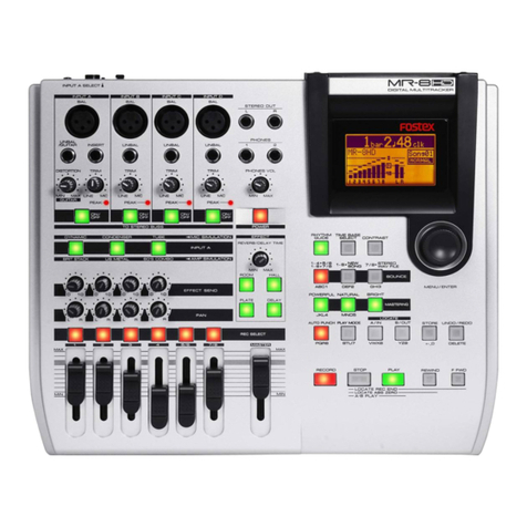 Fostex MR-8HD/CD User manual