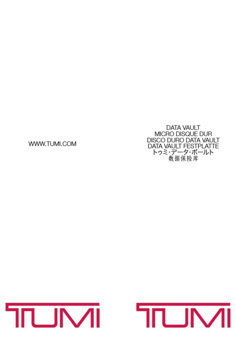 Tumi Data Vault quick start guide