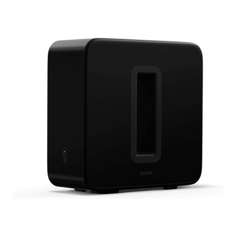 Sonos SUB User manual