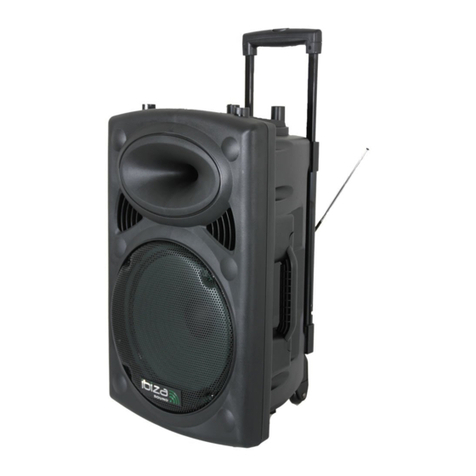 Ibiza sound PORT12VHF-BT manual