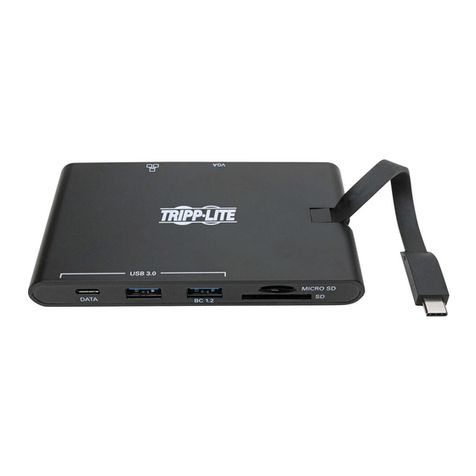 Tripp Lite U442-DOCK3-B owner's manual
