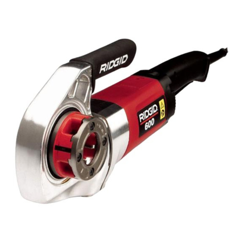 Emerson RIDGID 600 instructions