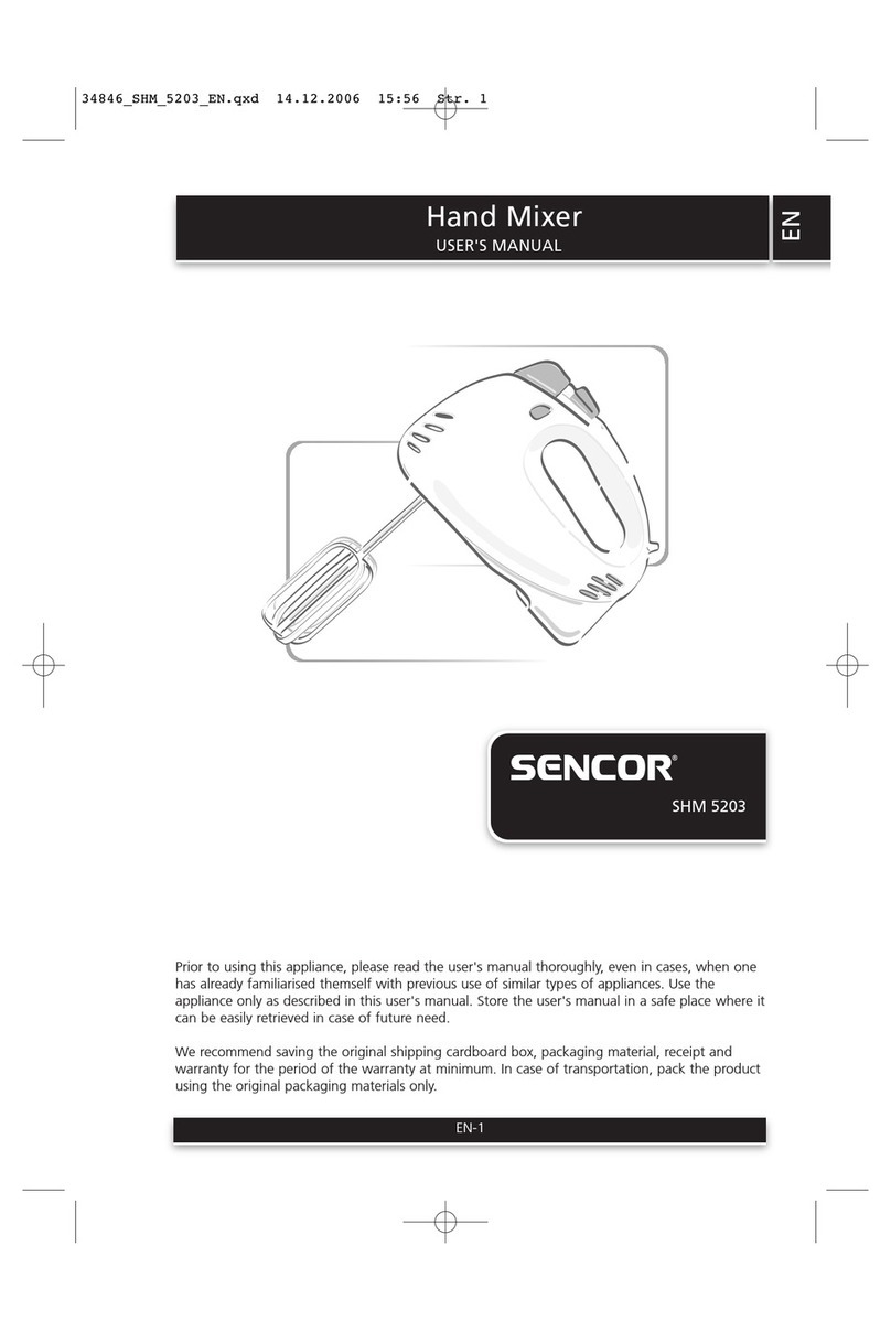 Sencor shm 5203 user manual