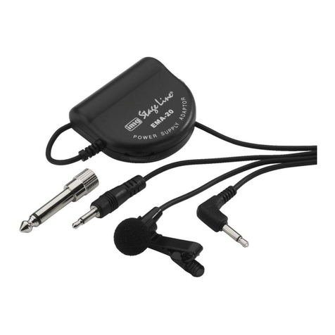 Monacor IMG STAGELINE ECM-2500 operating instructions