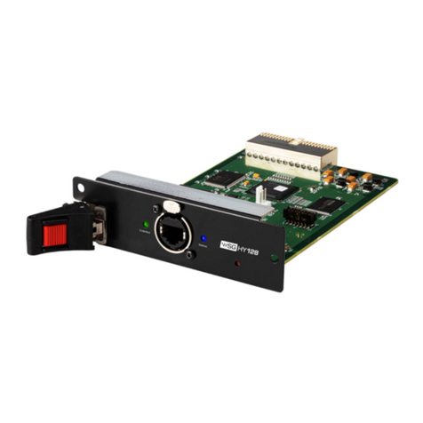 Waves WSG HY128 User manual Waves WSG HY128 User manual