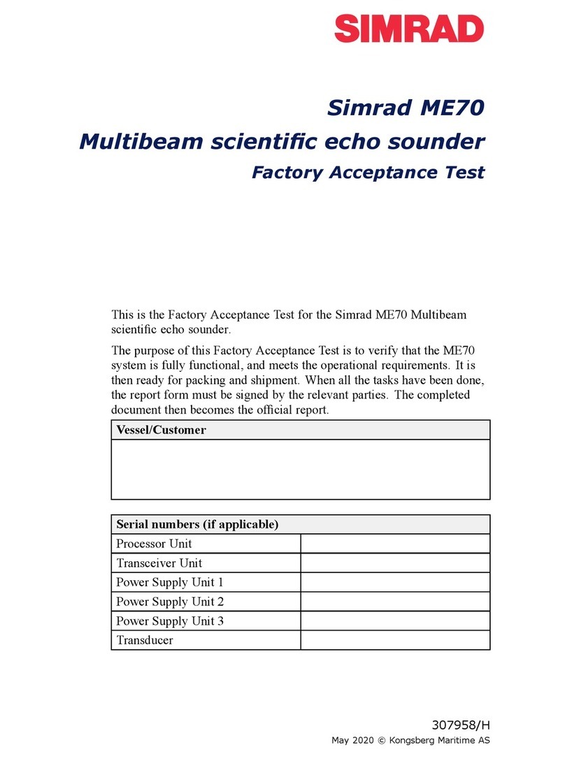 Simrad ME70 -  REV C instruction manual