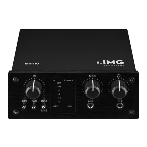 Monacor IMG STAGELINE MX-1IO User manual