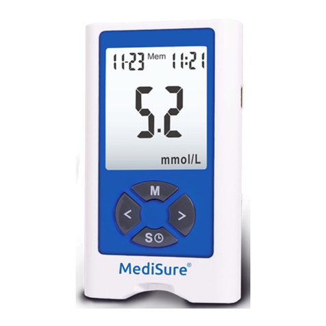 MediSure Blood glucose monitoring system manual