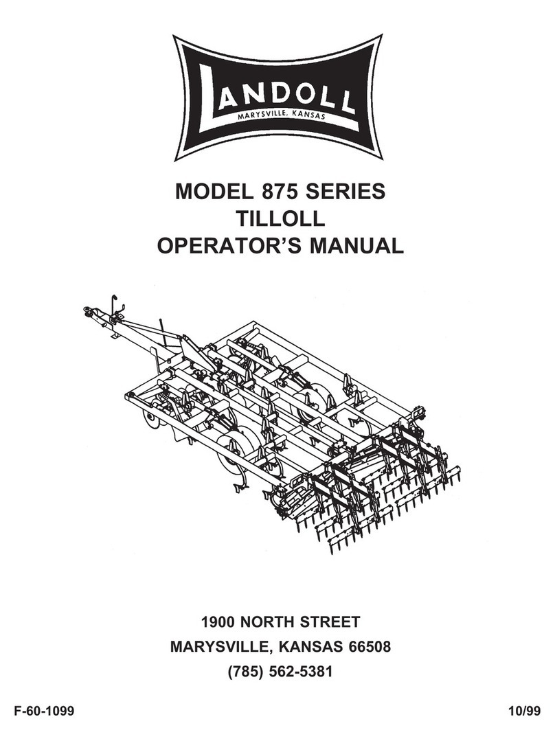 Landoll Tilloll 875 Series Operator's manual