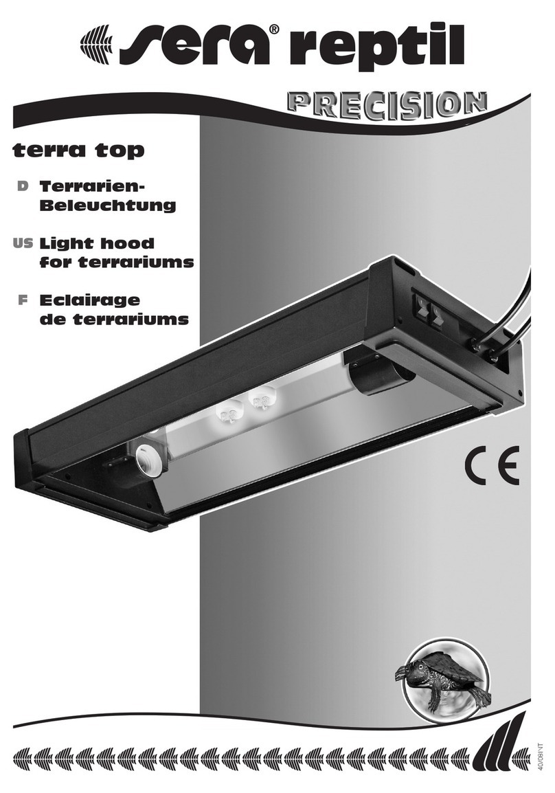 Sera Reptil Precision Terra Top manual