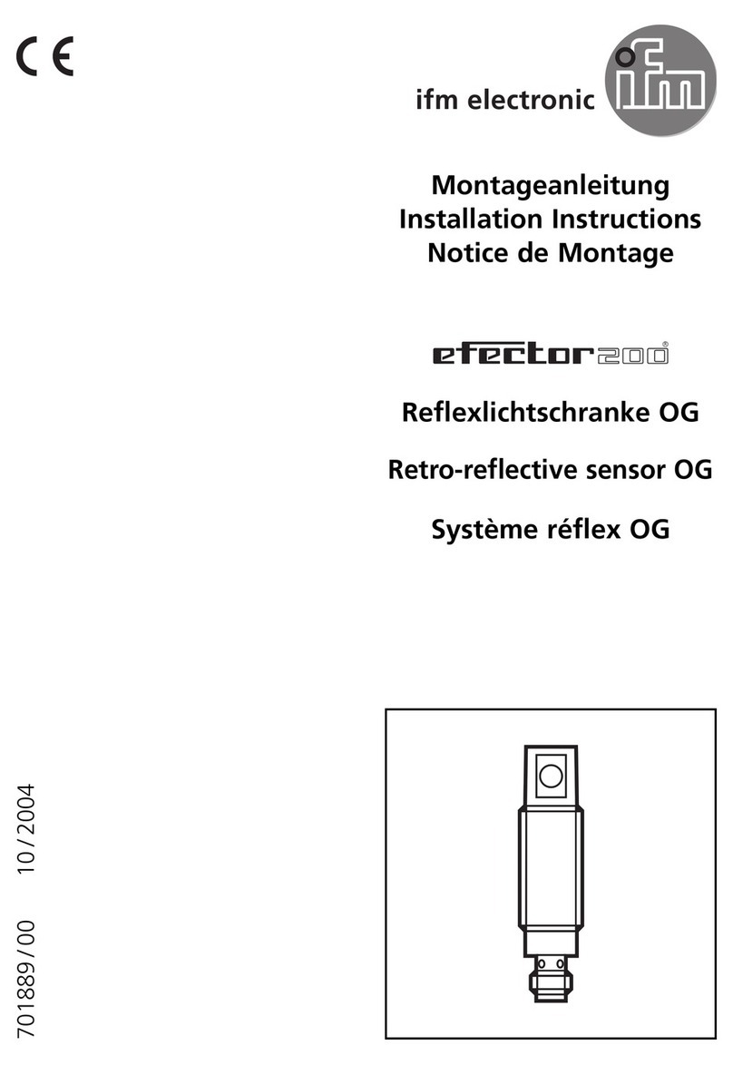 IFM Electronic Efector200 OG installation instructions IFM Electronic Efector200 OG installation instructions