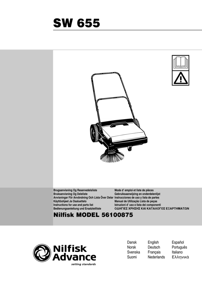 Nilfisk-Advance SW 655 User manual