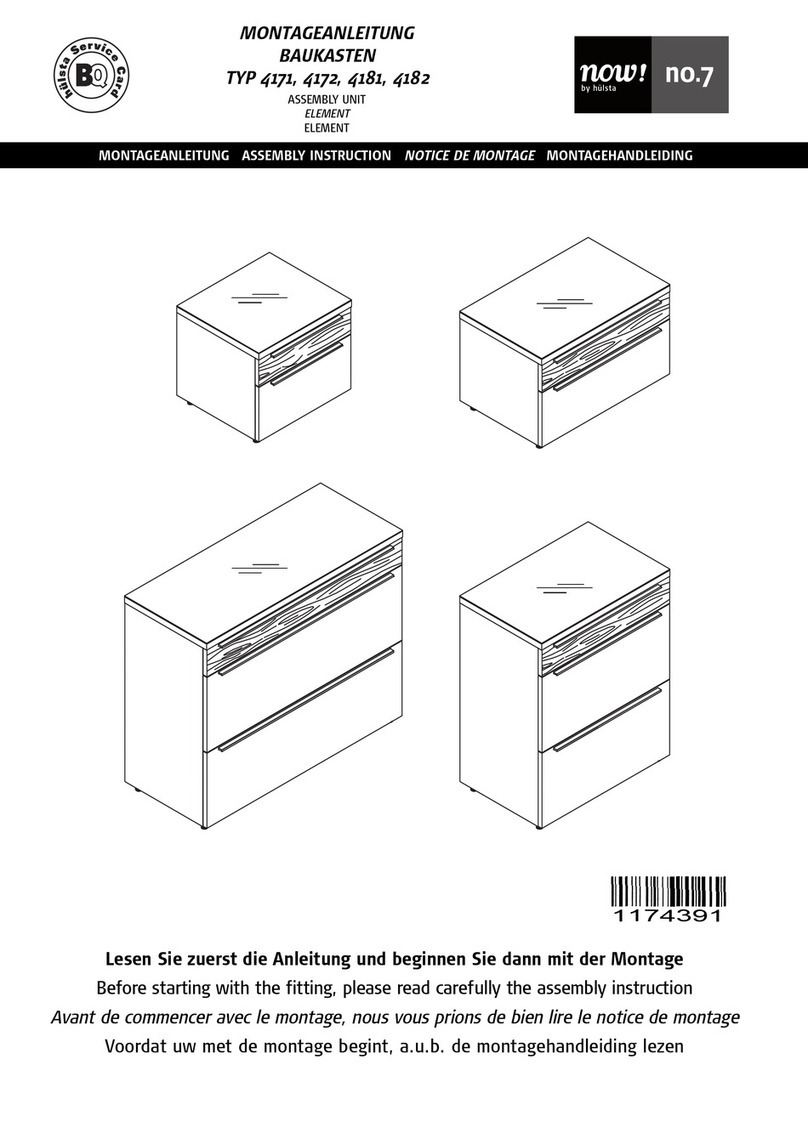 Hülsta now! no.7 4171 User manual Hülsta now! no.7 4171 User manual