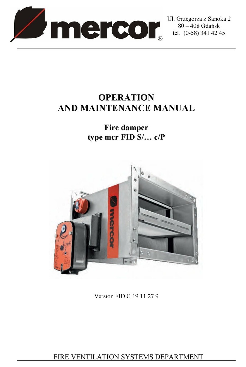 mercor mcr FID S c/P Series User manual