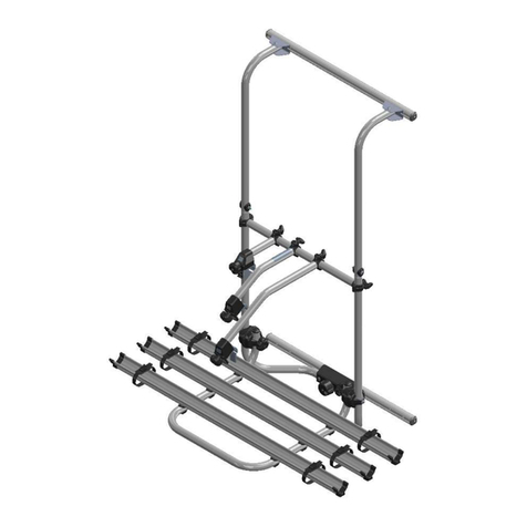 Fabbri Bici OK 3 Camper Top Installation and use instructions