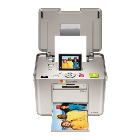 Epson PictureMate Snap PM 240 Instruction Manual