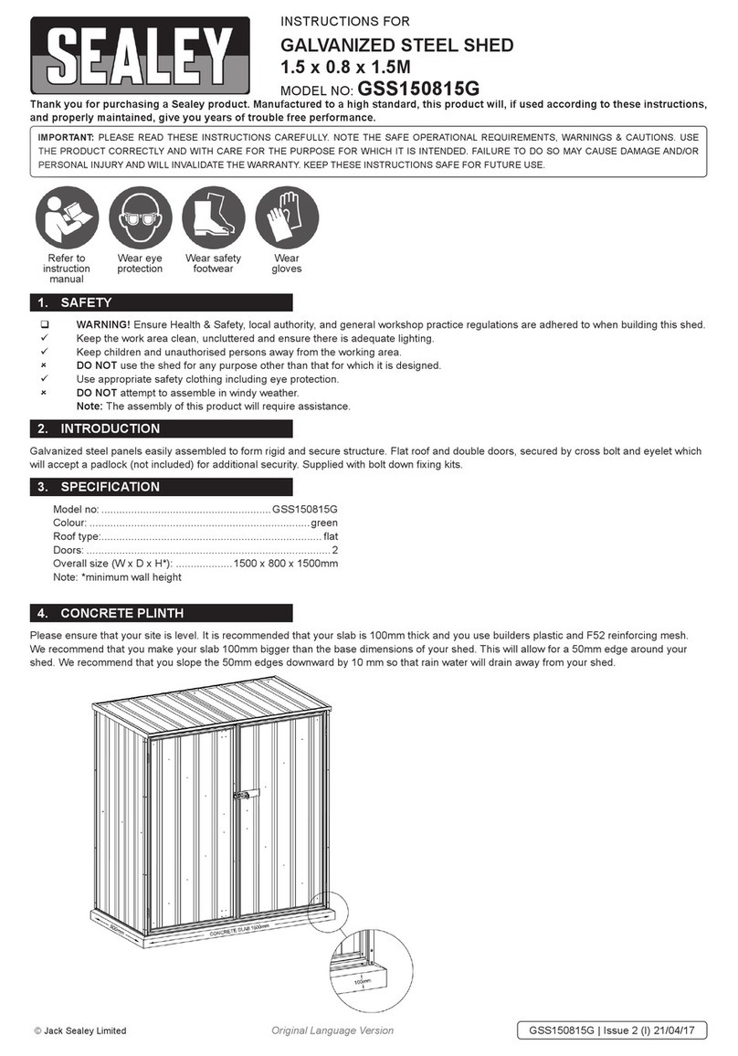 Sealey GSS150815G instructions