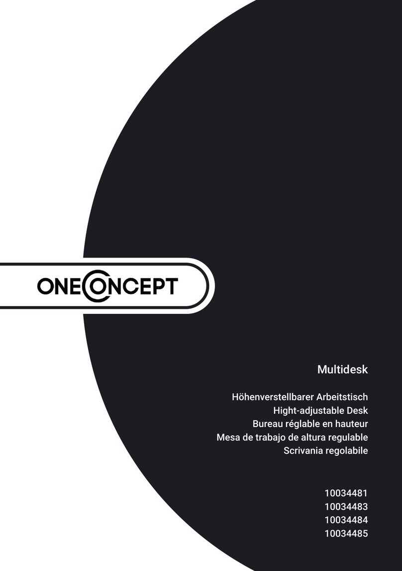 oneConcept Multidesk User manual oneConcept Multidesk User manual