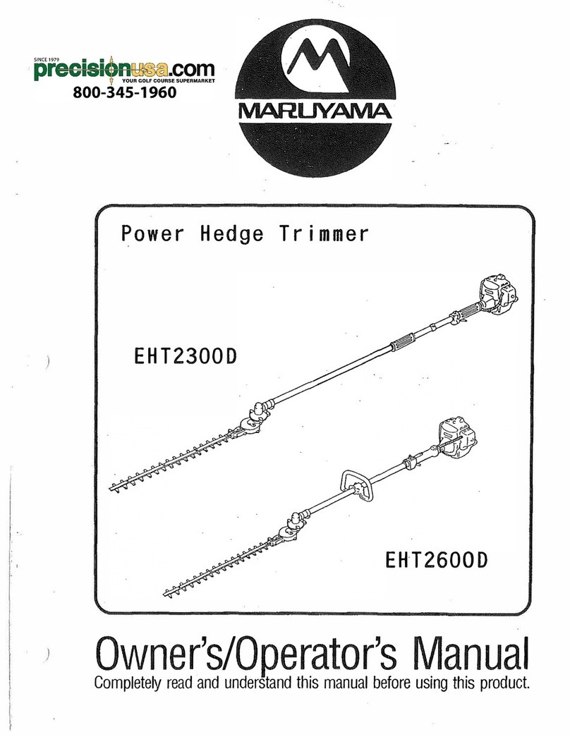 Maruyama EHT2300D Owner's/operator's manual