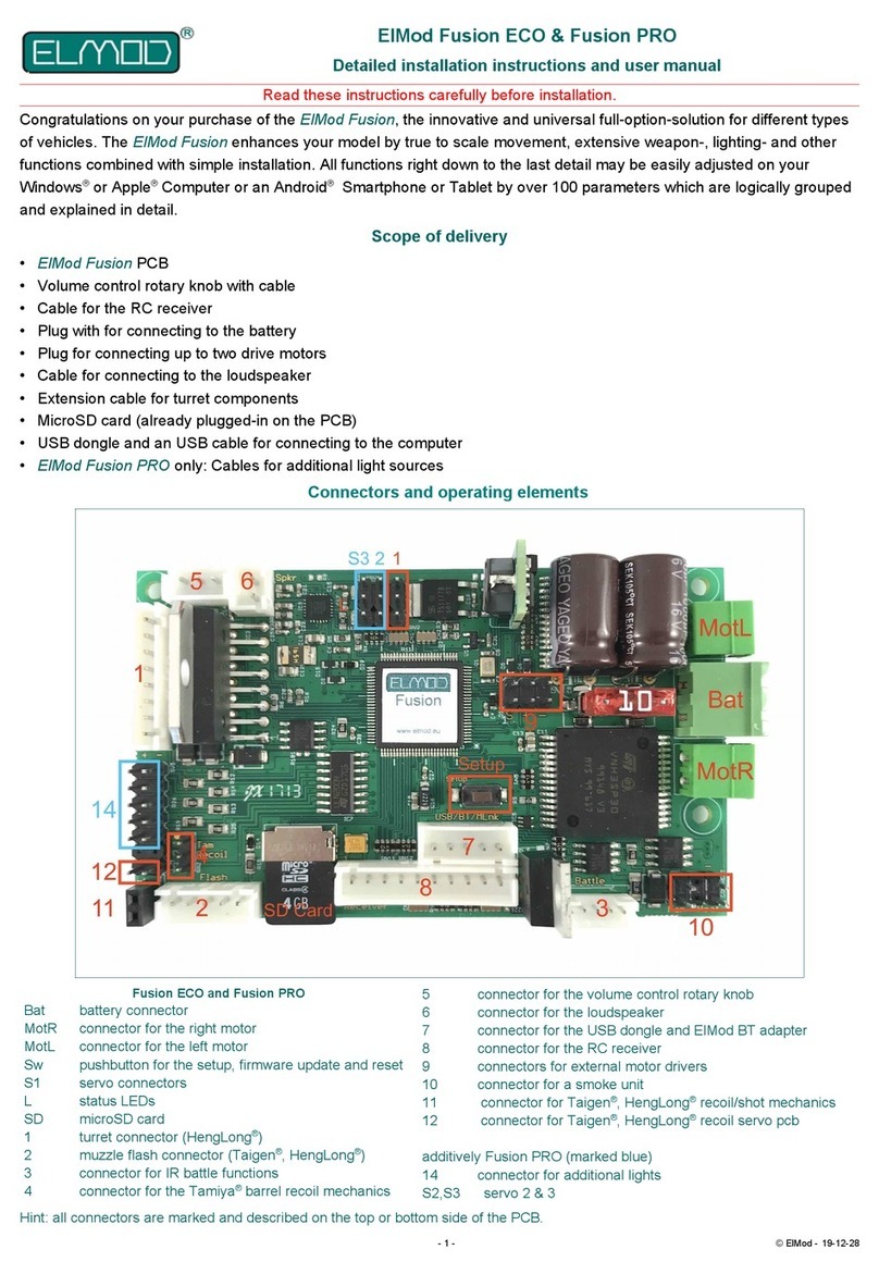 ElMod Fusion ECO Operating and maintenance manual