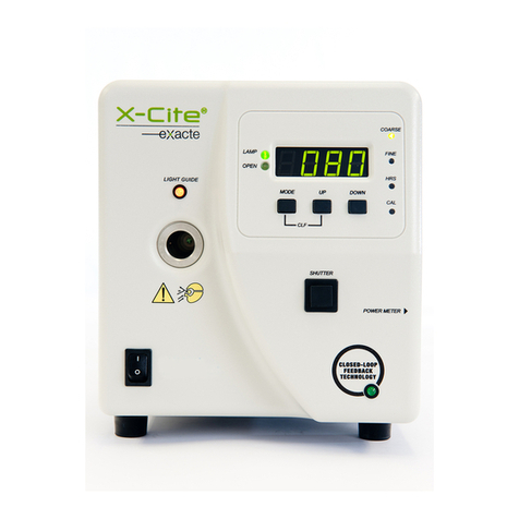 X-Cite Exacte User manual