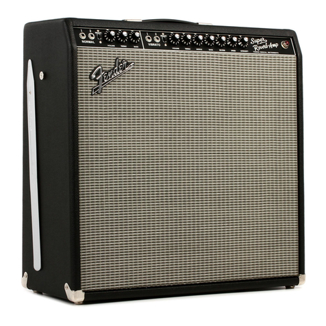 Fender 1965 Super Reverb-Amp User manual