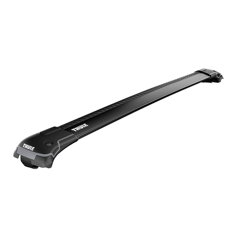 Thule AeroBlade Edge Raised Rail instructions