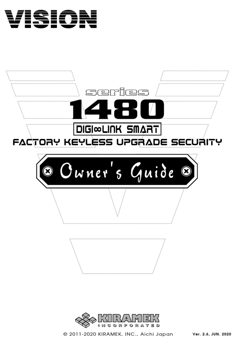 Kiramek VISION 1480 Series User manual