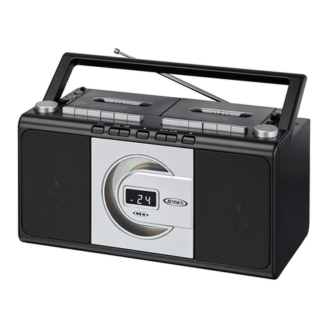 Jensen MCR-1000 User manual