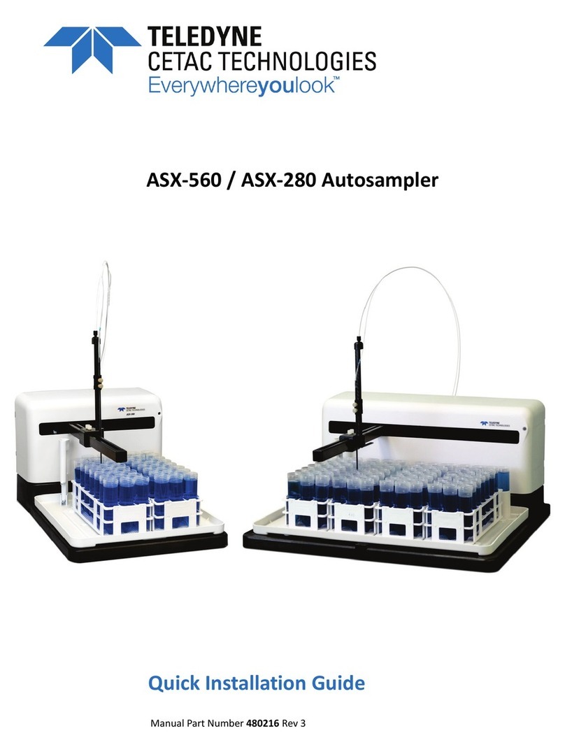 Teledyne ASX-560 Quick installation guide