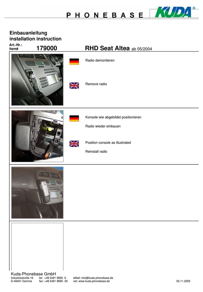 Kuda 179000 User manual