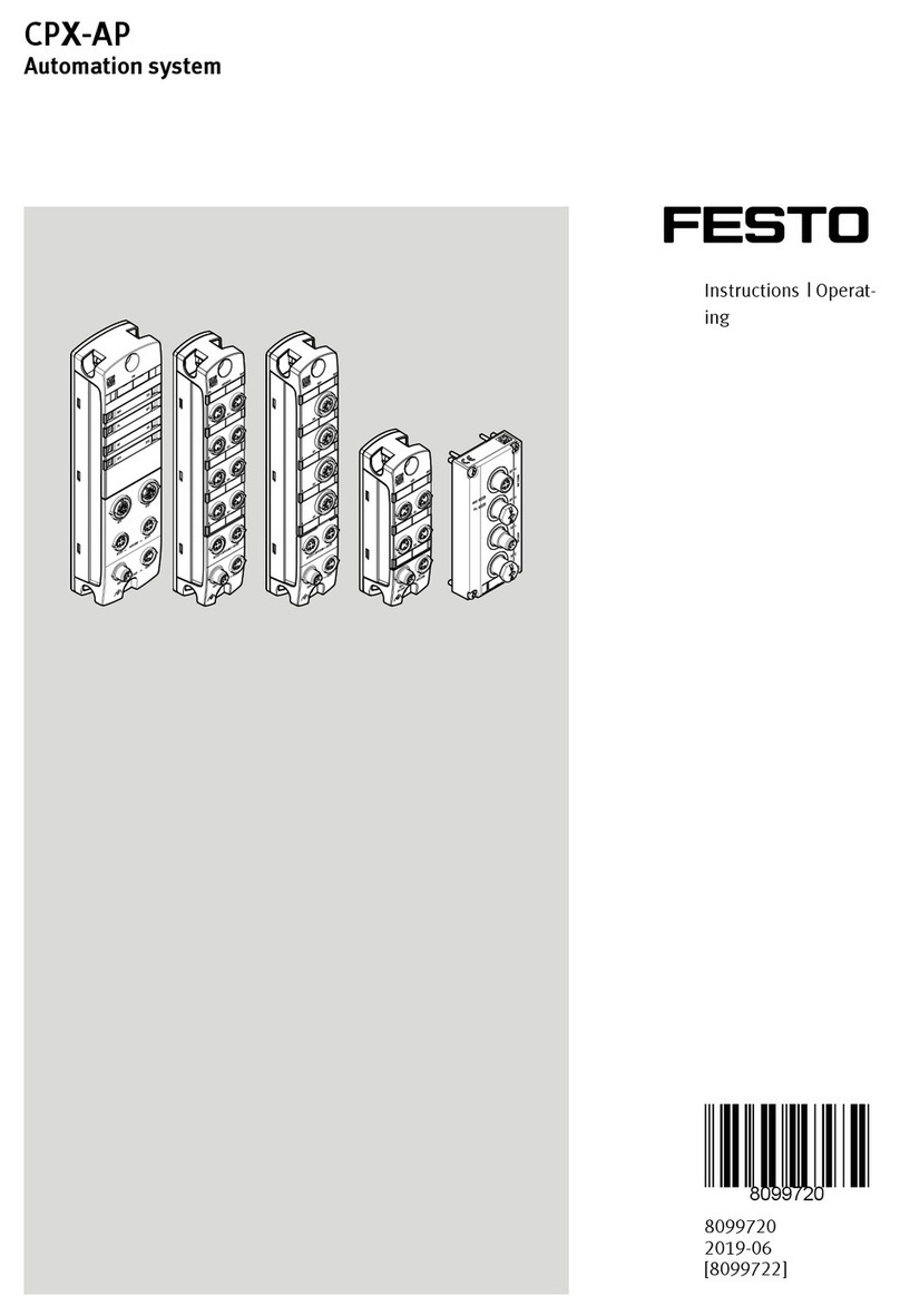 Festo CPX-AP Series User manual Festo CPX-AP Series User manual