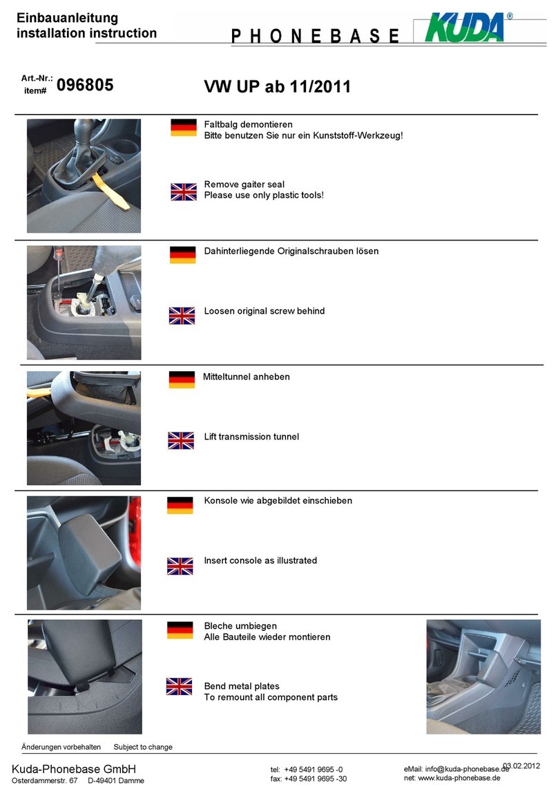 Kuda 096805 User manual