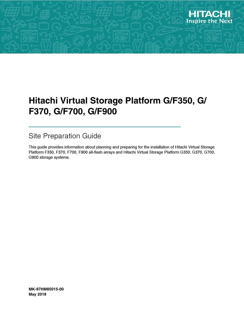 Hitachi Virtual Storage Platform G350 Operating instructions