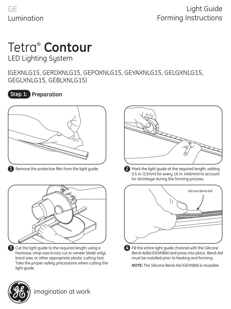 GE Tetra Contour GEXNLG15 User manual