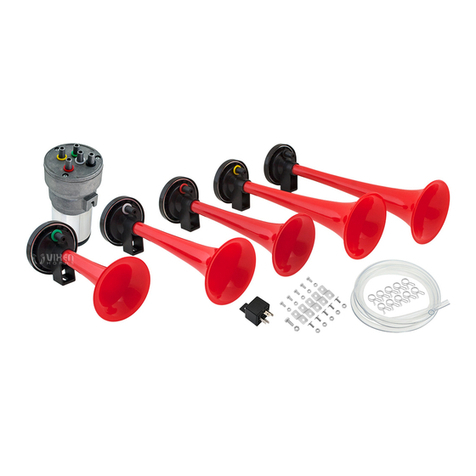 Vixen Horns La Cucaracha VXH6803R installation guide