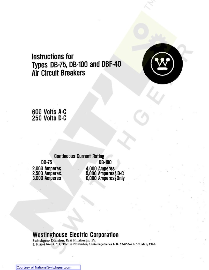 Westinghouse DB-75 User manual