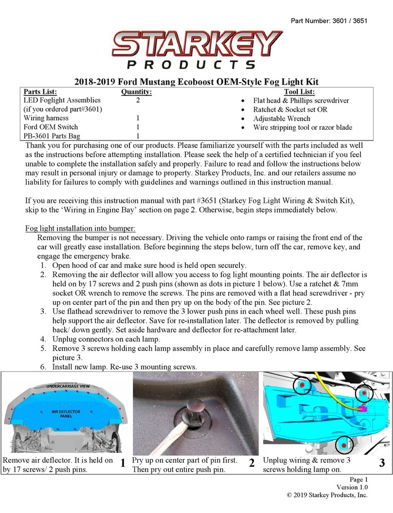 Starkey 3601 manual