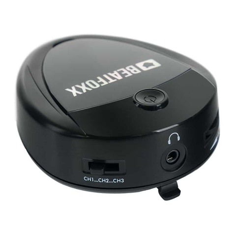 BEATFOXX Silent Disco quick start guide