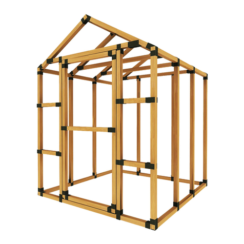 E-Z FRAME 6X6 Chicken Coop & Run Assembly instructions