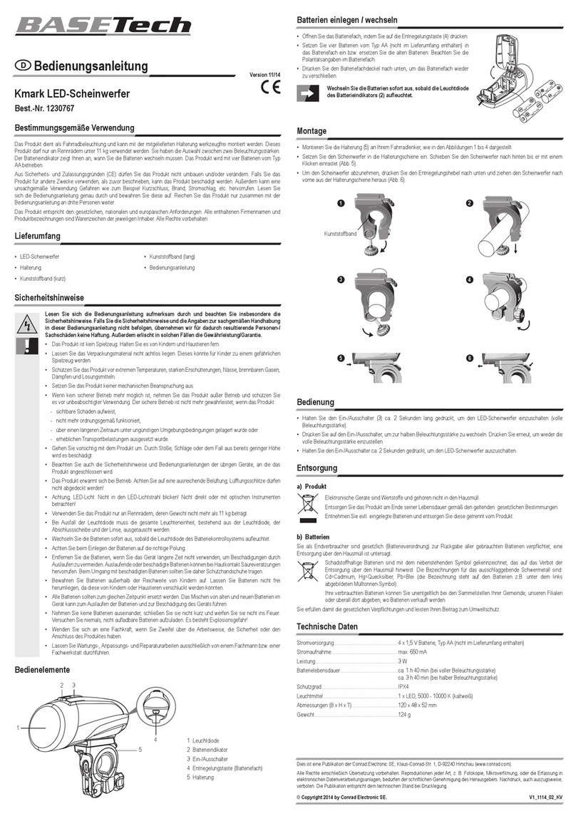 BASETech Kmark 1230767 User manual