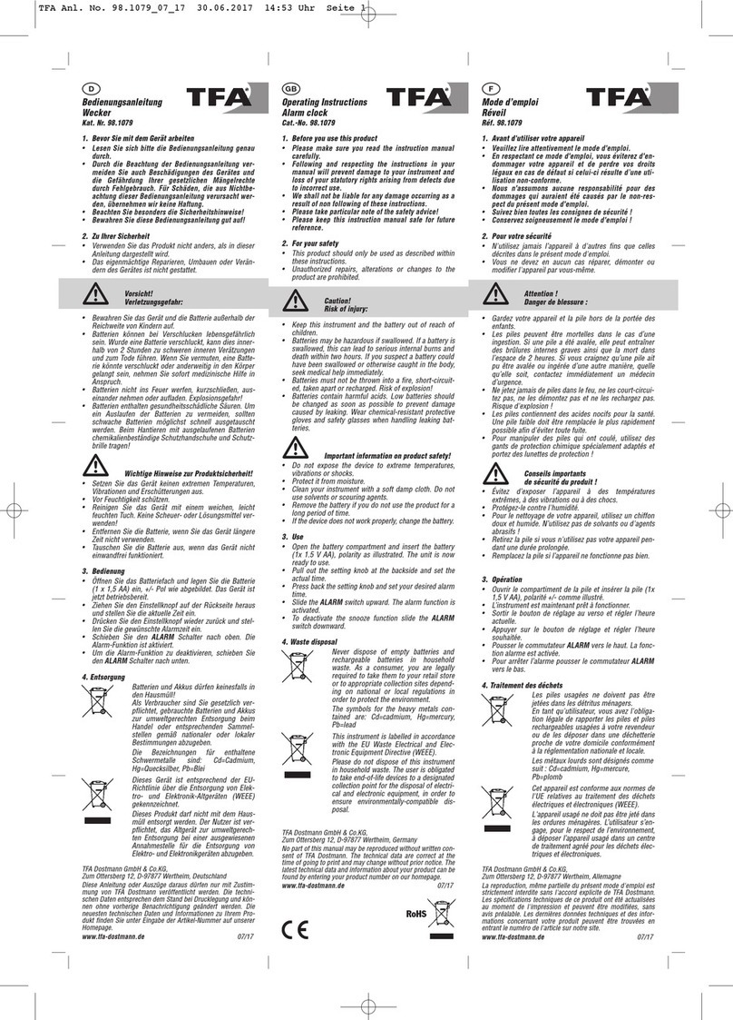 TFA 90.1079 User manual