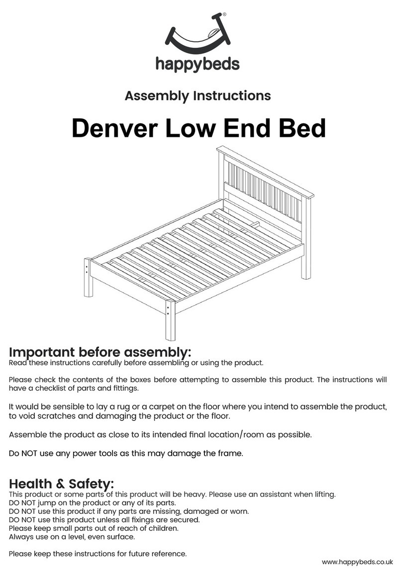 Happy Beds Denver Assembly instructions Happy Beds Denver Assembly instructions