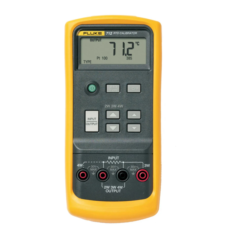 Fluke 71X Series Use and care manual