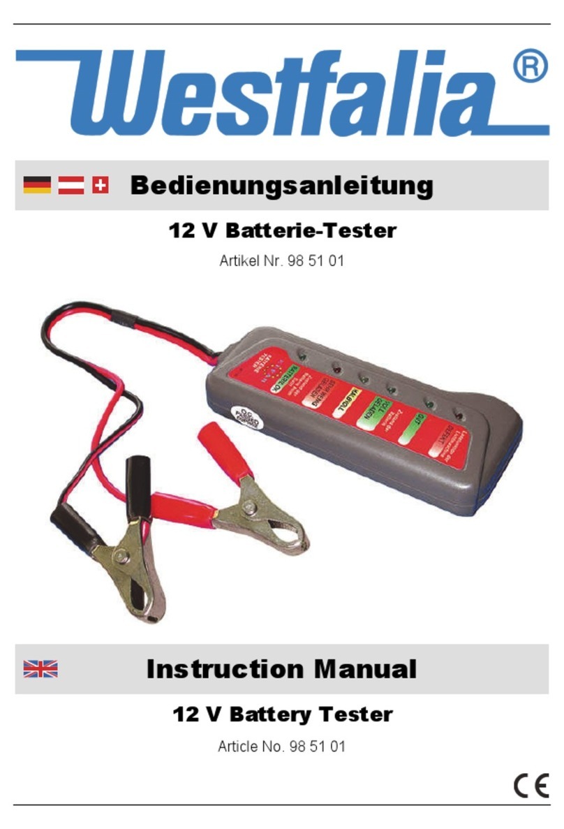 Westfalia 98 51 01 instruction manual