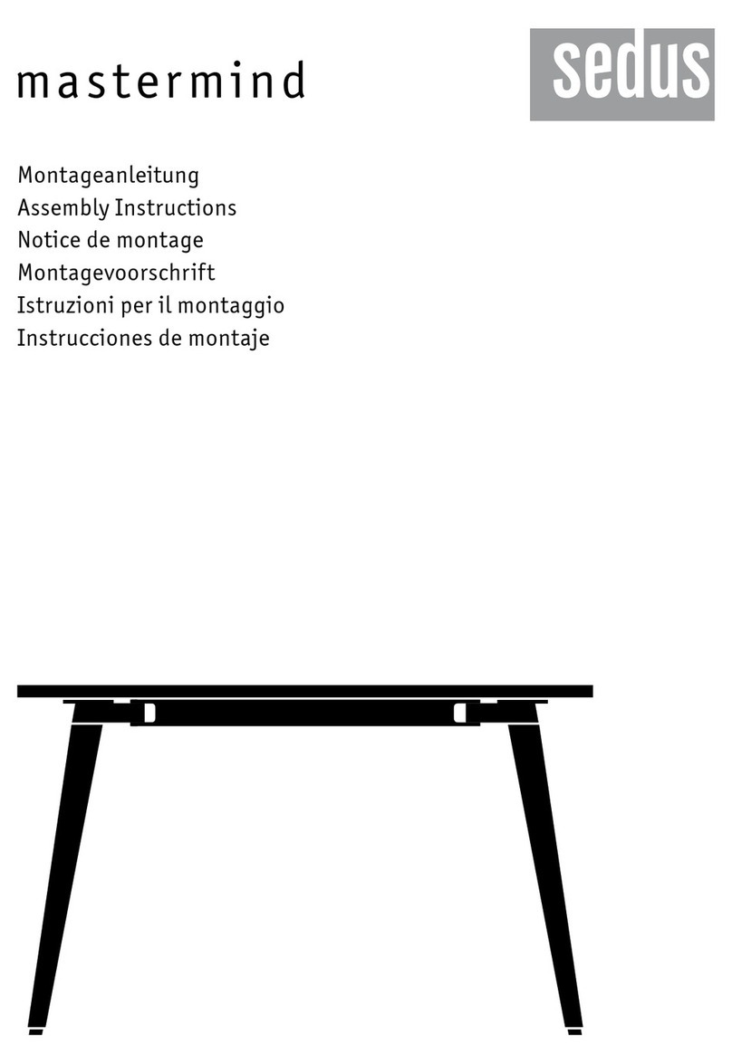 Sedus mastermind Assembly instructions