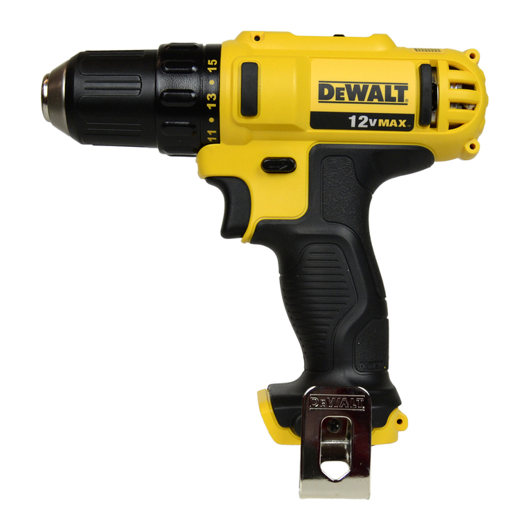 DeWalt DCD710 User manual