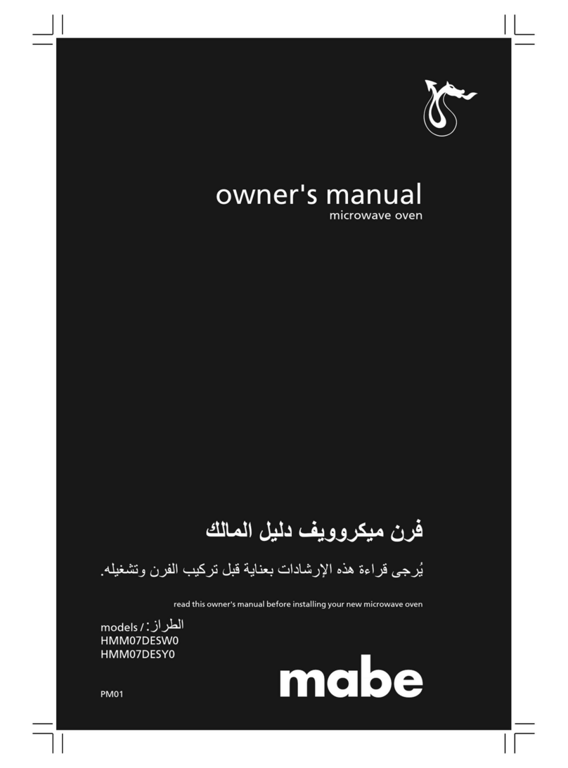 mabe HMM07DESW0 User manual