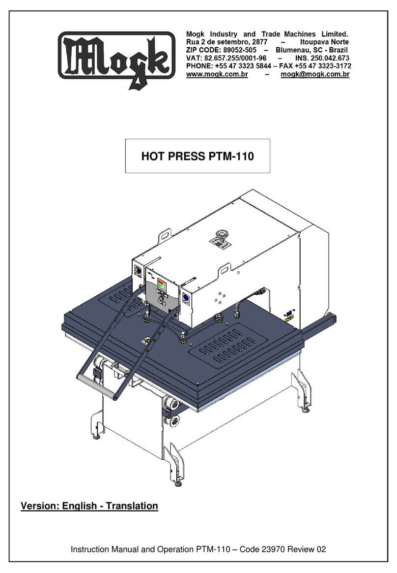mogk PTM-110 Instruction Manual and Operation